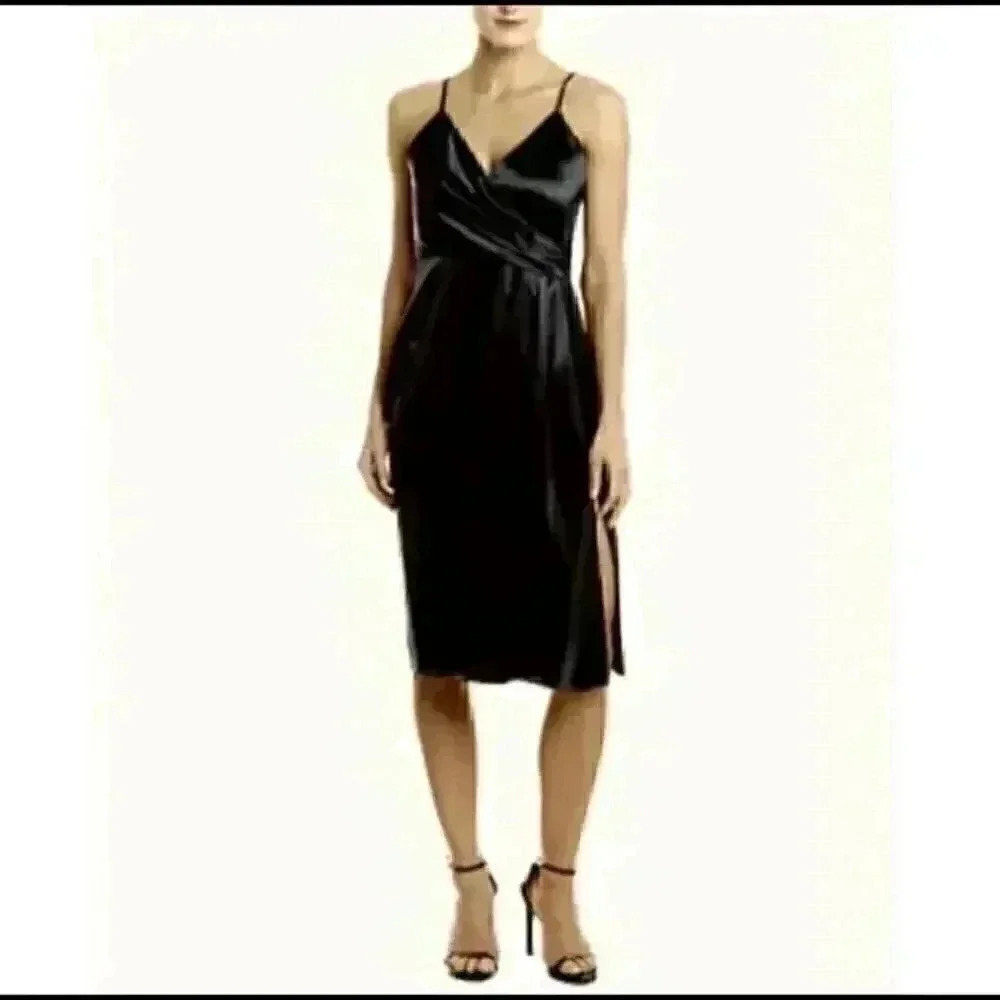 New with tags Jill Stuart black silky dress in size 4